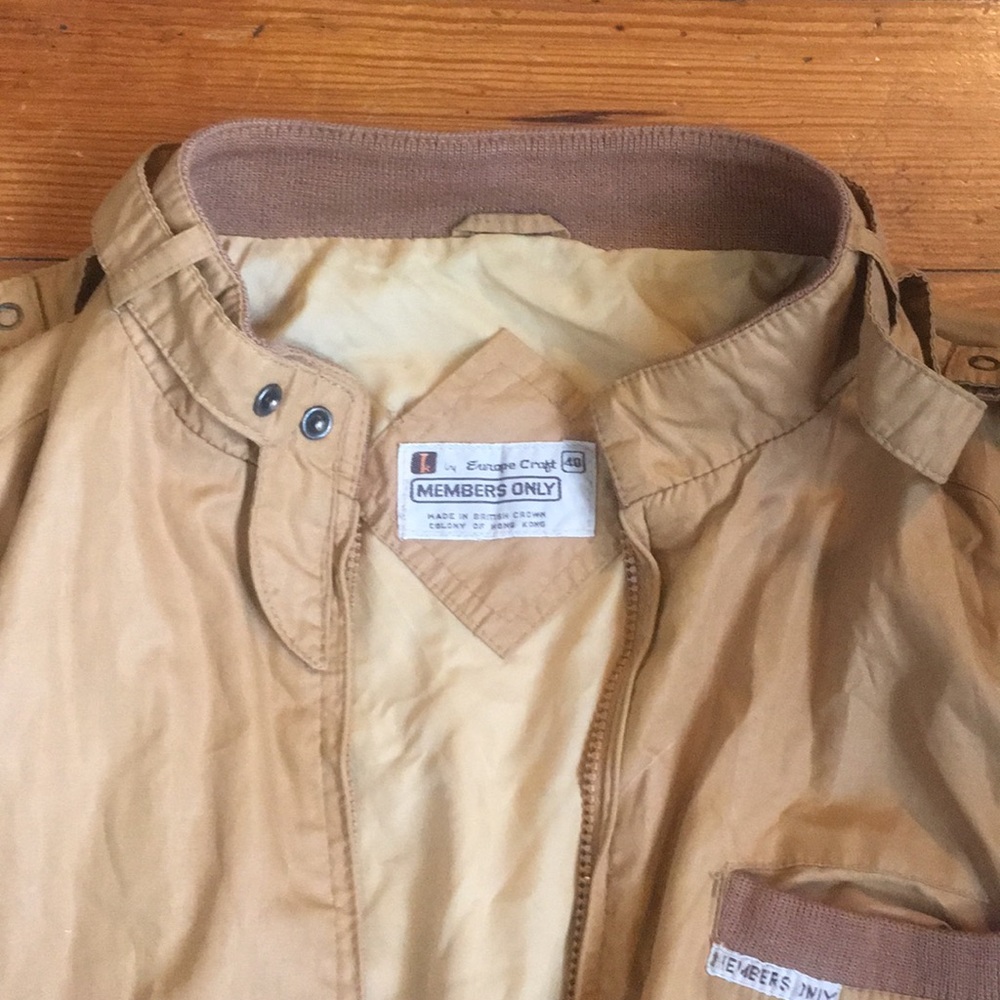 Vintage Members Only Jacket AS IS - Picture 2 of 4
